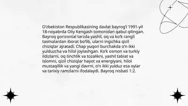 Oʻzbekiston respublikasi davlat ramzlari 3
