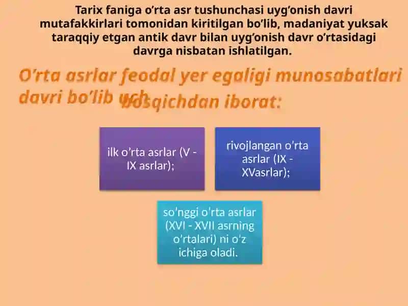 O'rtaasrlardavriarxeologiyasi 3