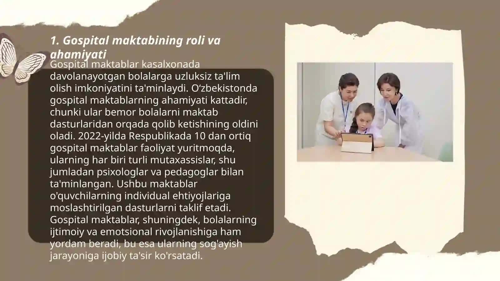 Gospital maktabi va uydagi ta'lim 3