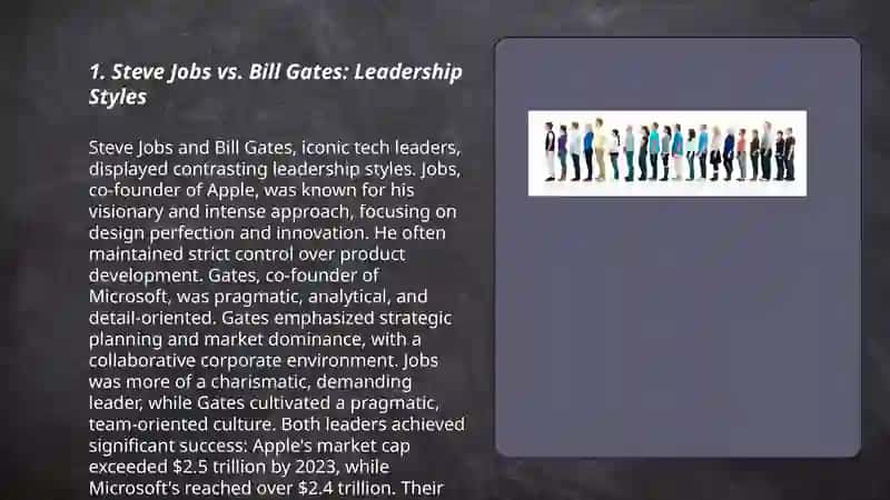 Steve Jobs vs. Bill Gates: Leadership Styles 3