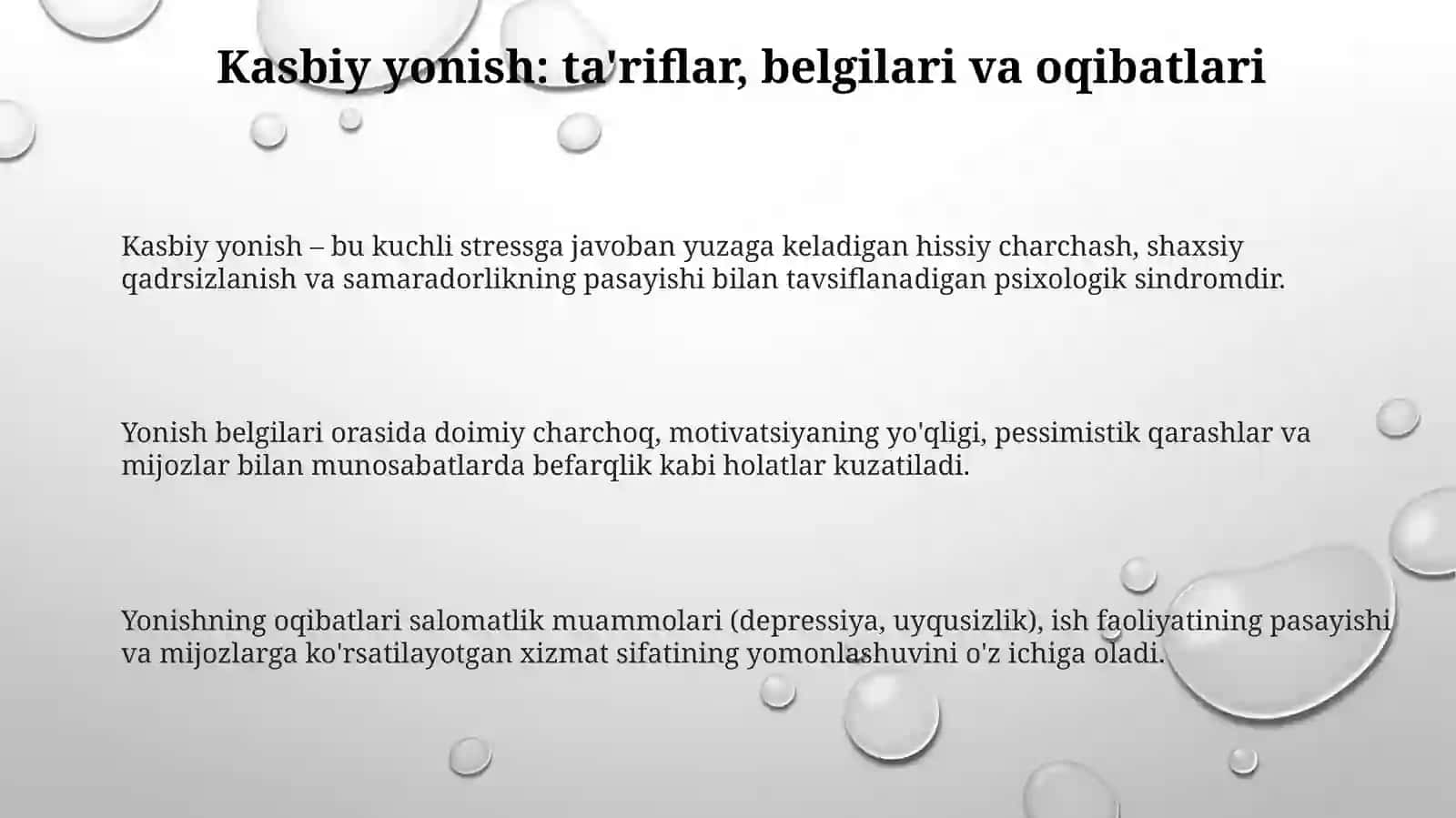 Ijtimoiy xizmat koʻrsatuvchi mutaxassislarda kasbiy kuyish holatlariprofilaktikasi 3