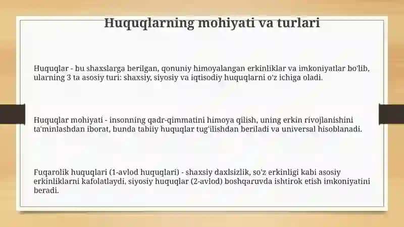 Huquq va davlat qurilishidagi o'rni 3
