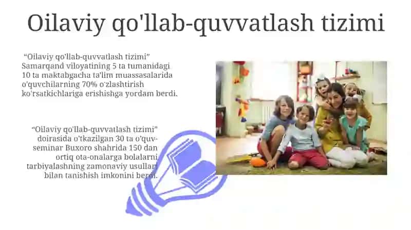 Oilaviy qo'llab-quvvatlash tizimi 3