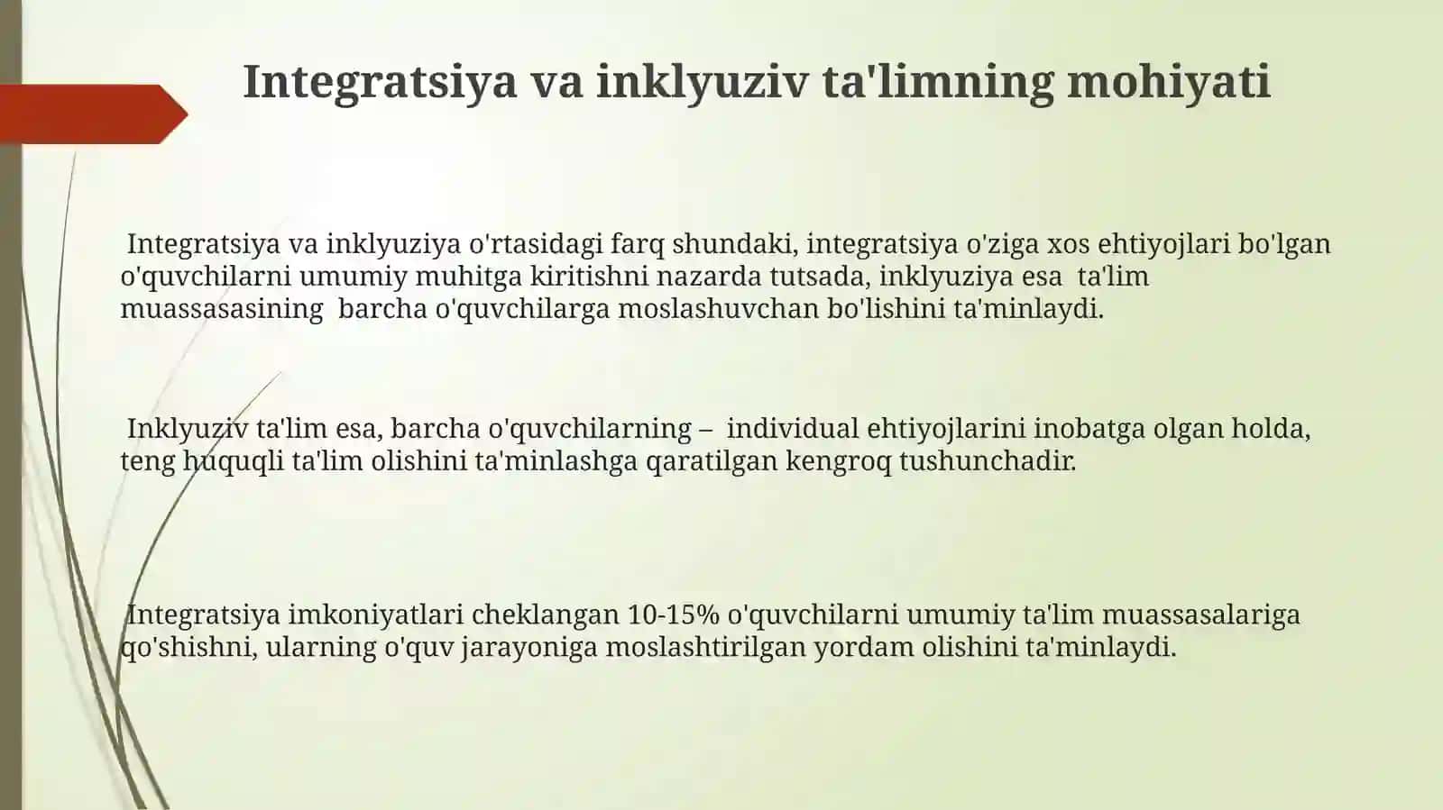 Integratsiyavainklyuzivta‘lim 3