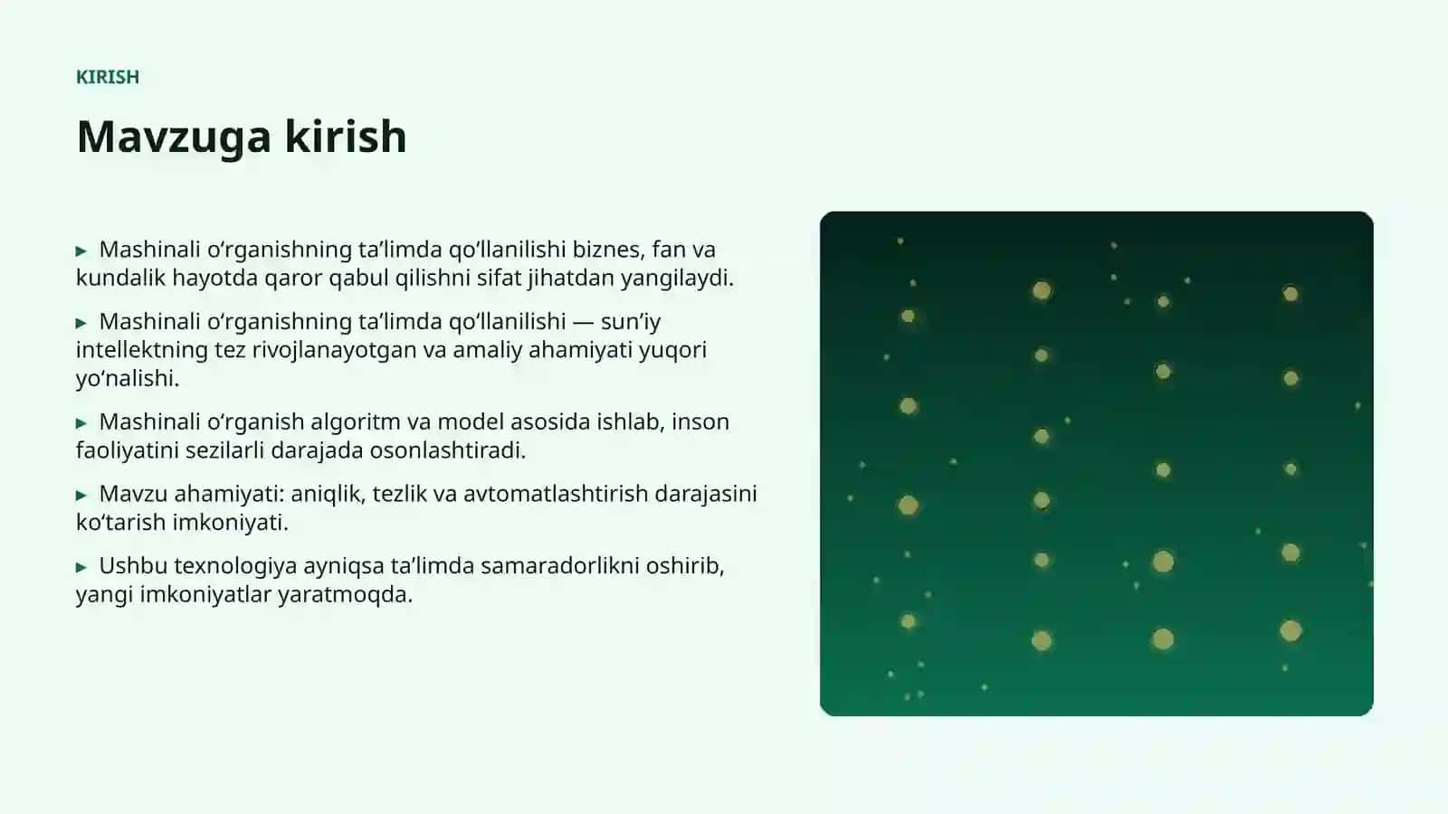 SUNʼIY INTELLEKT • PROFESSIONAL TAQDIMOT 3