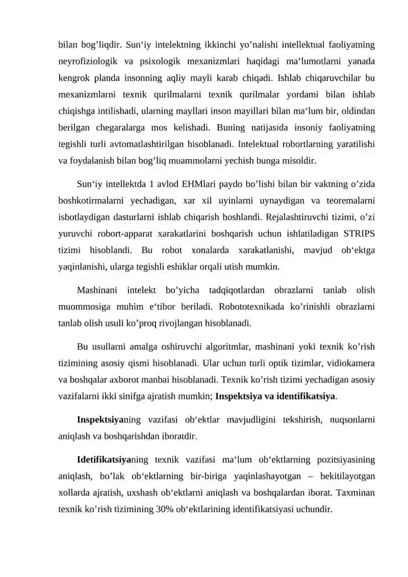 Sun‘iy intellekt tizimlari 3