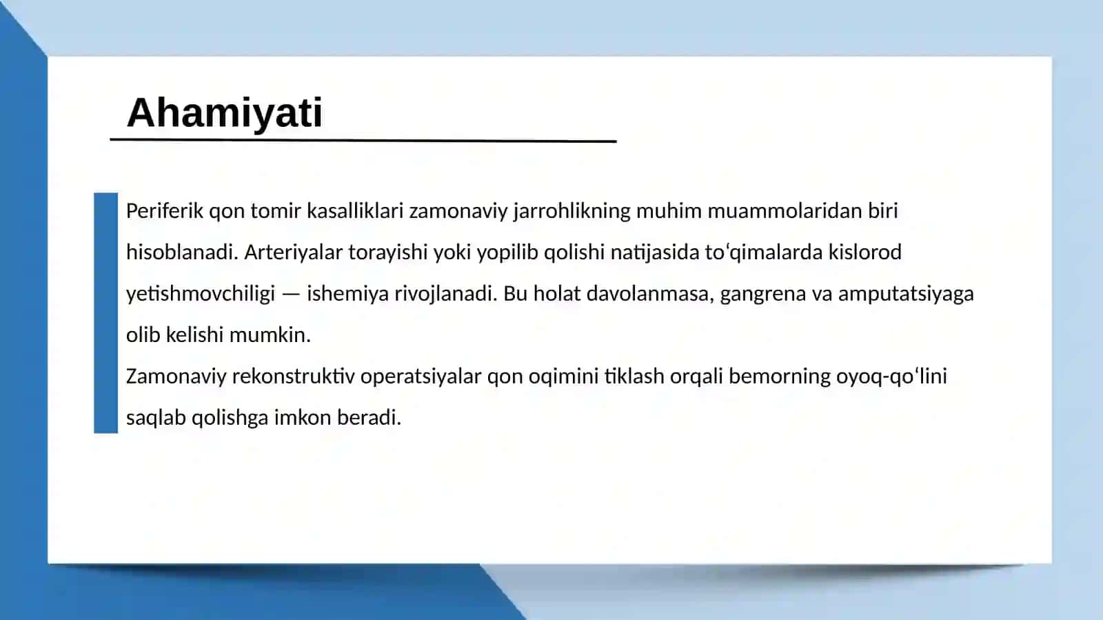 Oyoq venalari varikoz kasalligida bajariladigan operatsiyalar 3