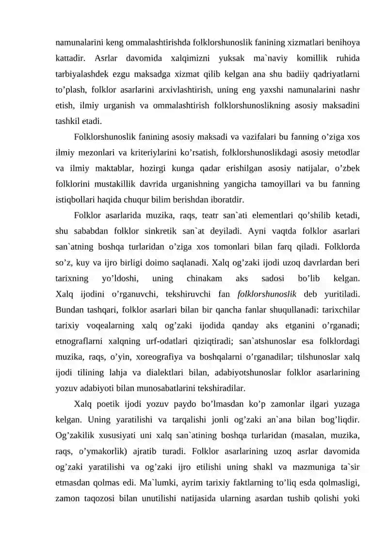 1-mavzu. Kirish. Bolalar adabiyoti fanning maqsadi va vazifalari. 3