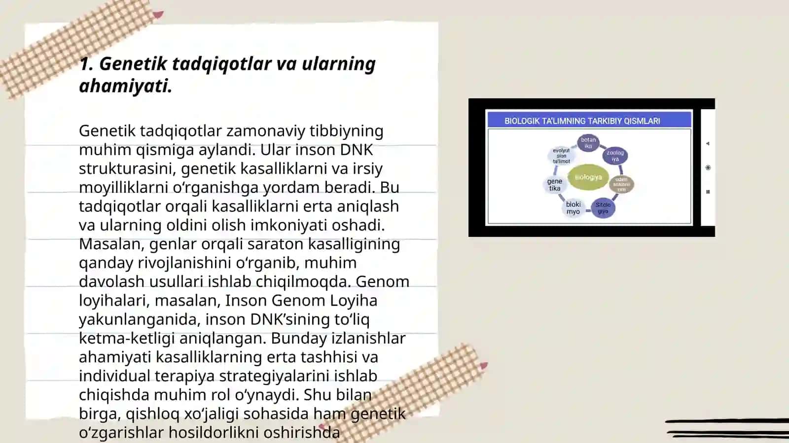 Biologik ta'limning zamonaviy modeli:muammolar va istiqboldagi rivojlanishi 3