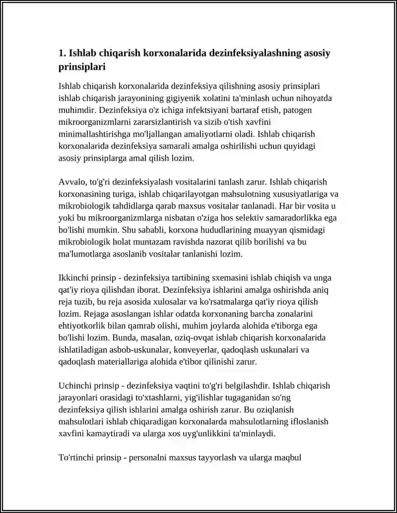 ISHLAB CHIQARISH KORXONALARINI DEZINFEKSIYALASH 3