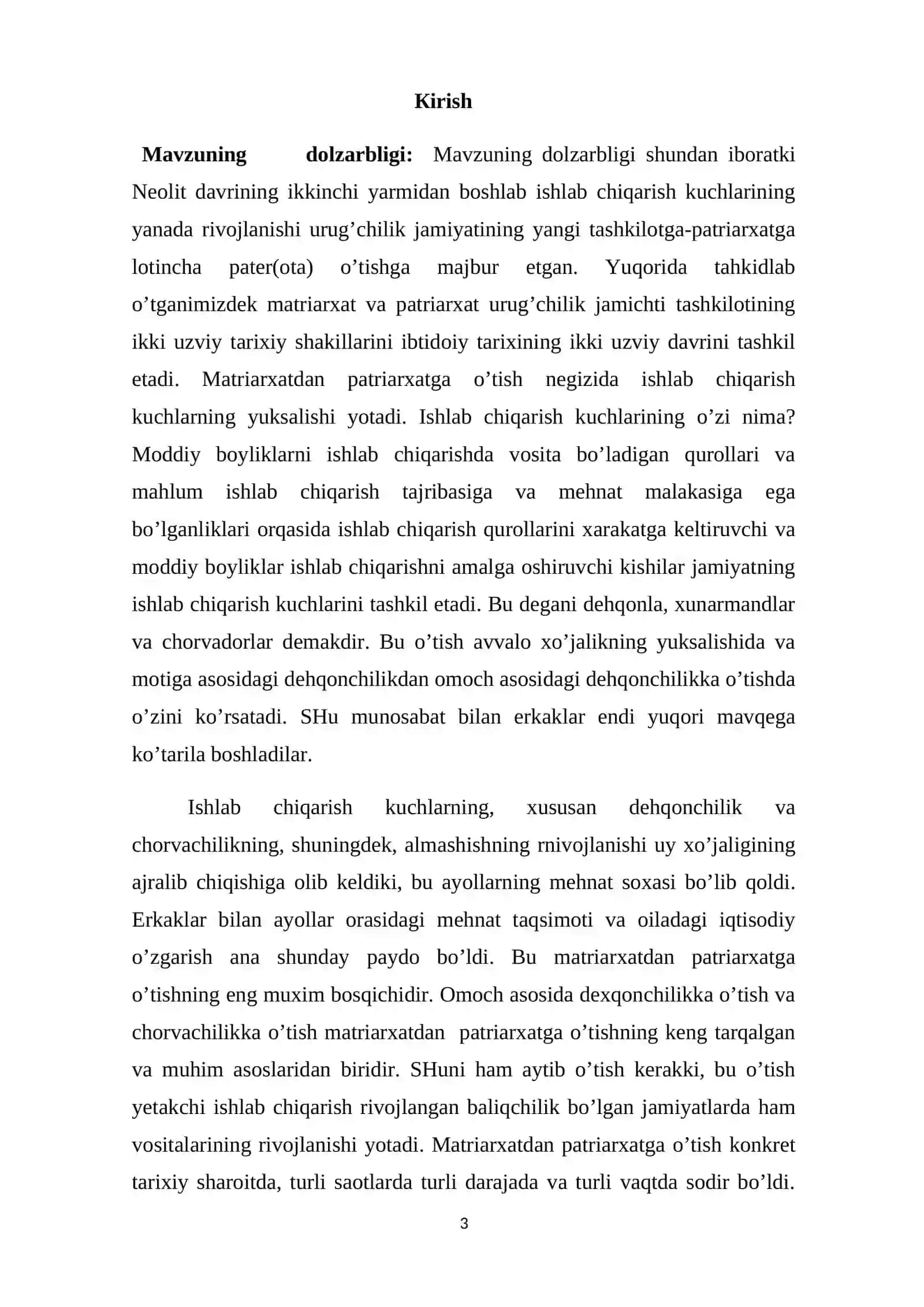 Neolit davri ijtimoiy-iqtisodiy munosabatlar 3