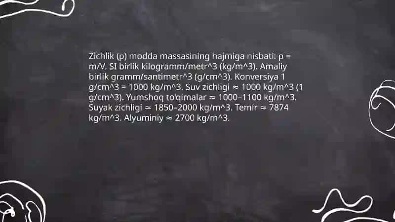 Biologik toʻqimalar va qattiq jismlarning zichligini aniqlash 3