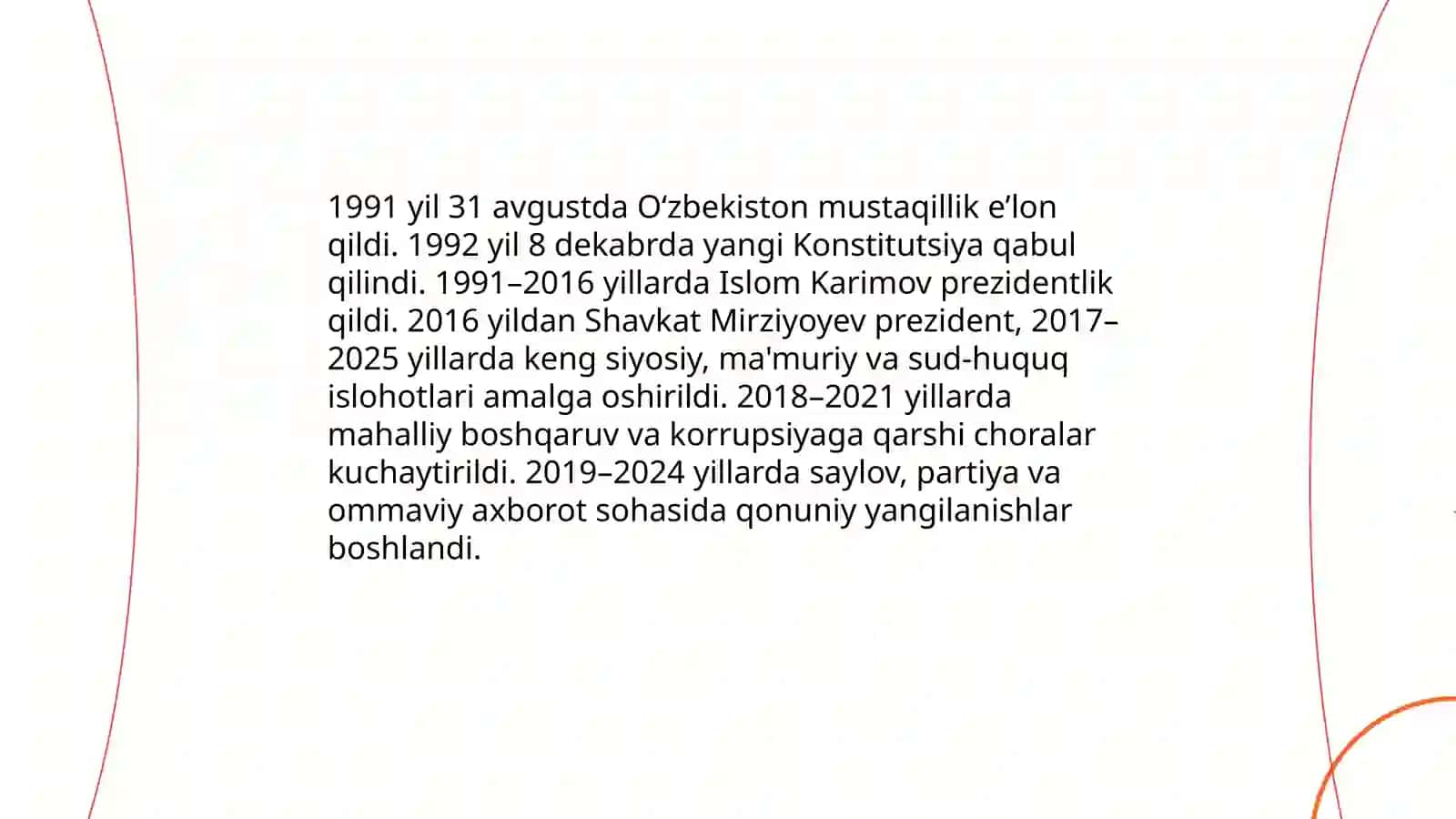1991-2025yillarda Oʻzbekiston va jahon davlatlari taraqqiyoti 3