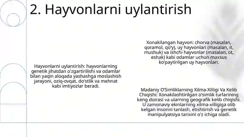 Xonakilashtirilgan Hayvon, Madaniy OʻSimliklarning Xilma-Xilligi Va Kelib Chiqishi 3