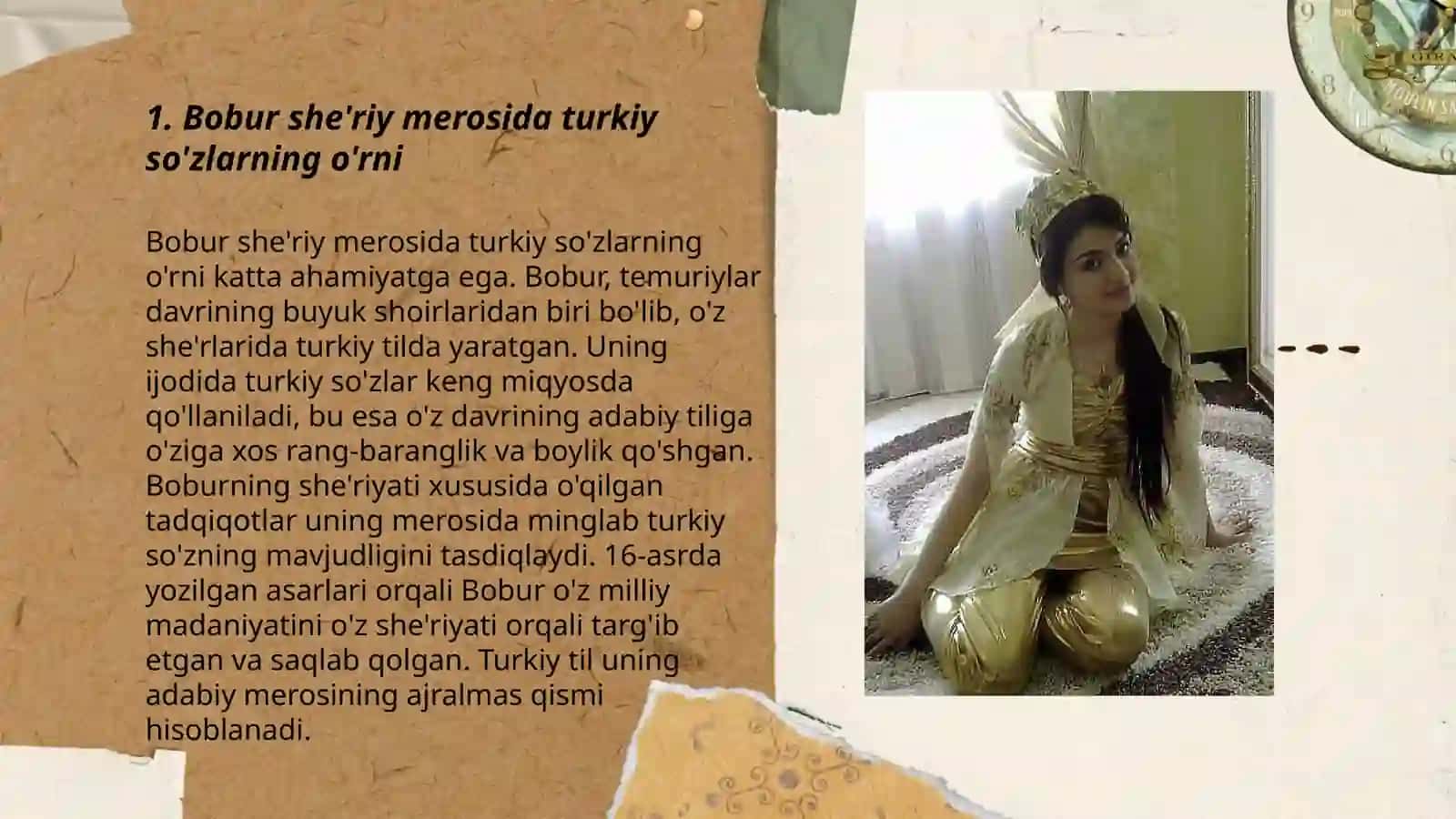 Bobur she'rlaridagi asl turkiy so'zlar 3