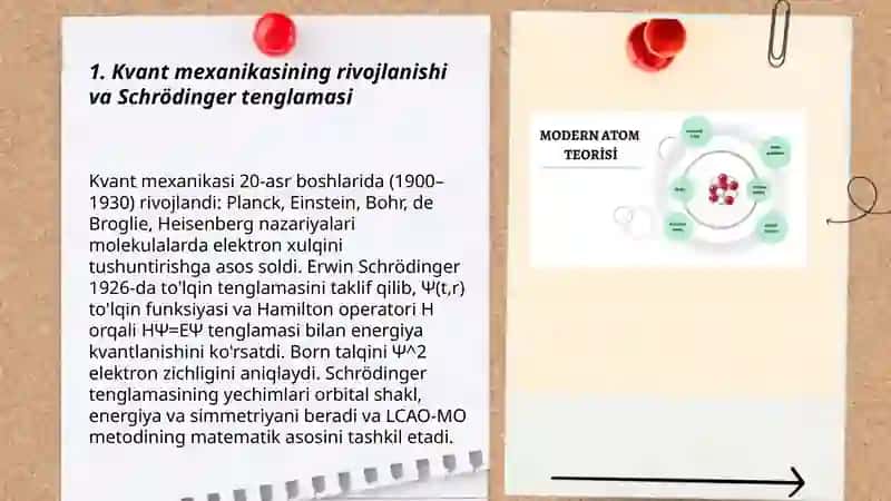 Molekulyar orbitallar nazariyasi 3
