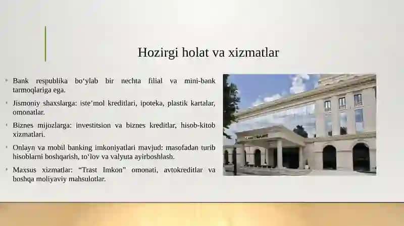 Trast bank haqida 3
