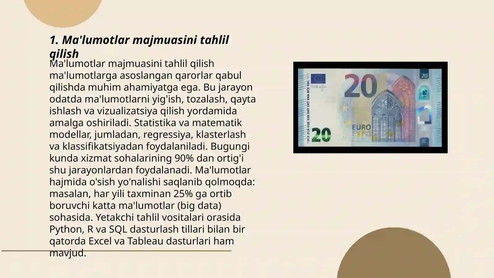 O'rganilgan ma'lumotlar asosida annotacion izohli jadval tuzish va taqdimot qilish 3