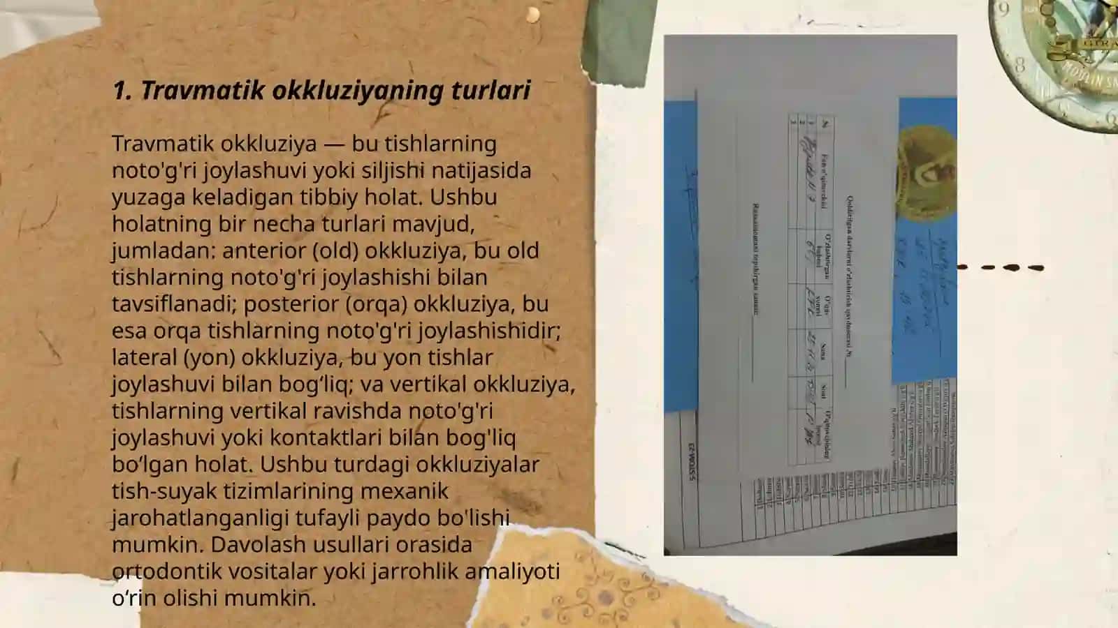 Travmatik okkluziya 3