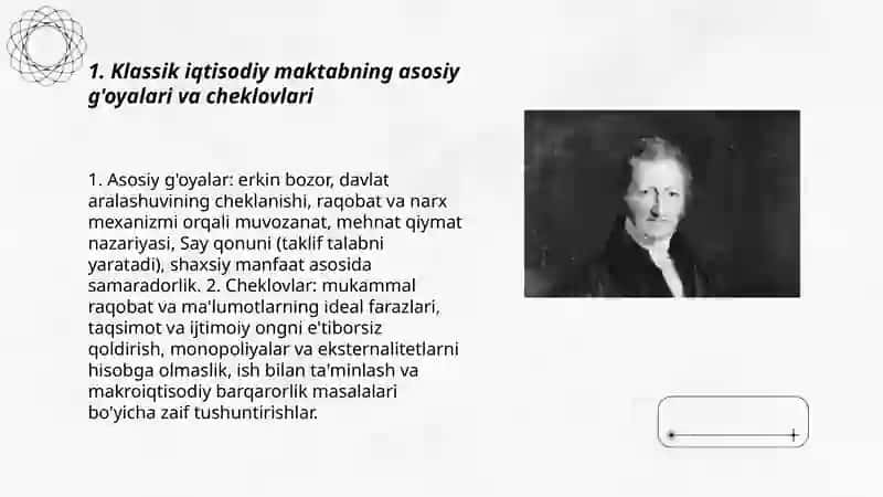 Klassik iqtisodiy maktabga muqobil g'oyalarning vujudga kelishi 3