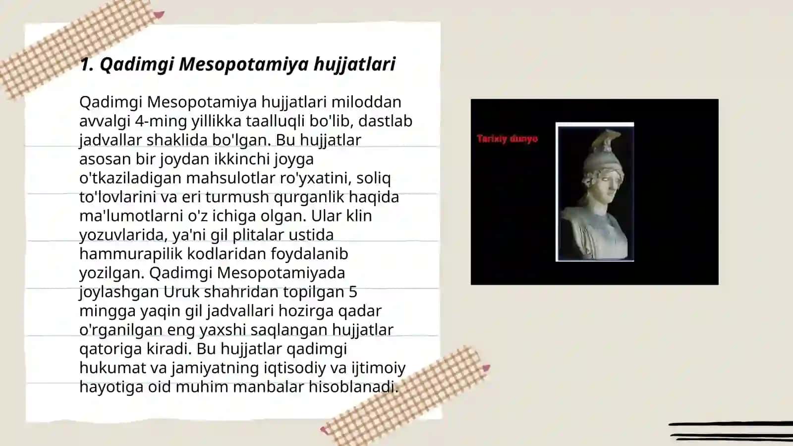 Qadimgi dunyo arxivlari 3