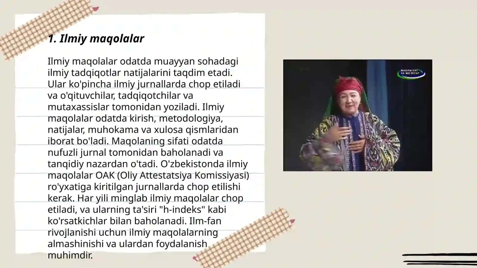 Ilmiy Nashrlar Tasnifi 3
