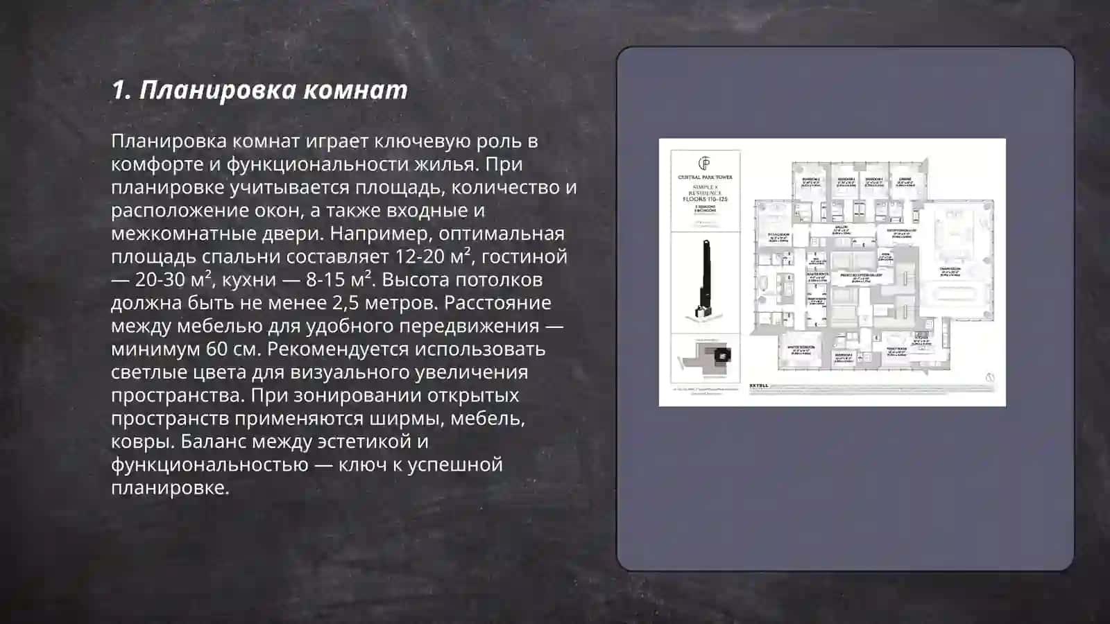 План жилого дома 3