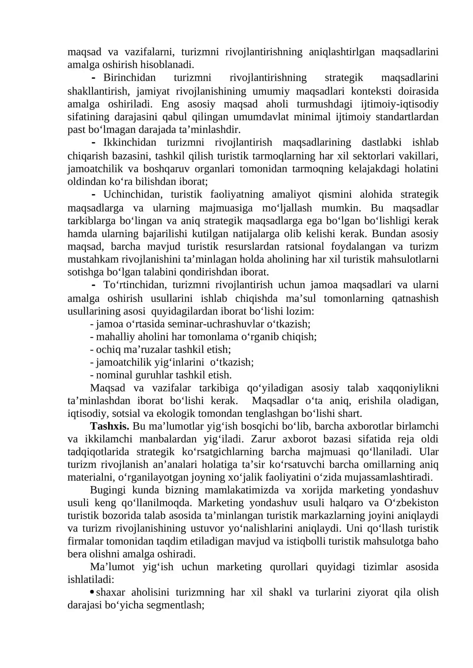 TURIZMNI REJALASHTIRISHNING TAMOYILLARI 3