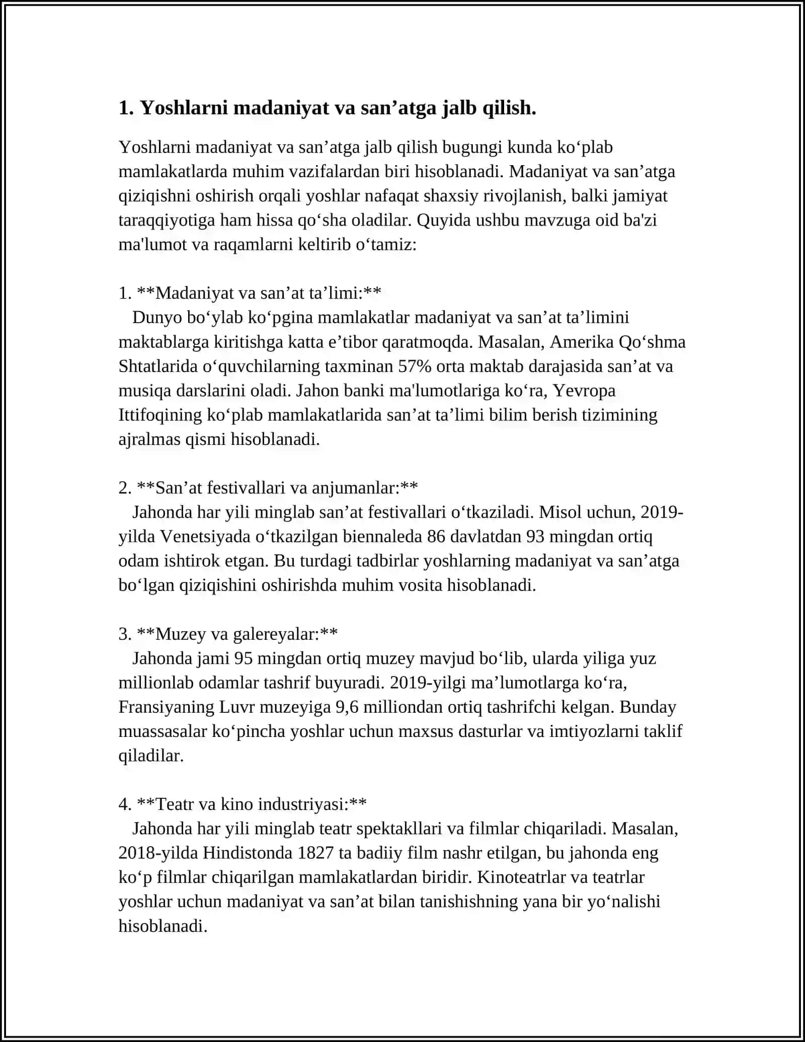 O‘ZBEKISTON RESPUBLIKASI PREZIDENTI TOMONIDAN ILGARI SURILGAN BESHTA MUHIM TASHABBUS VA UNING AMALGA TATBIQ ETILISHI 3