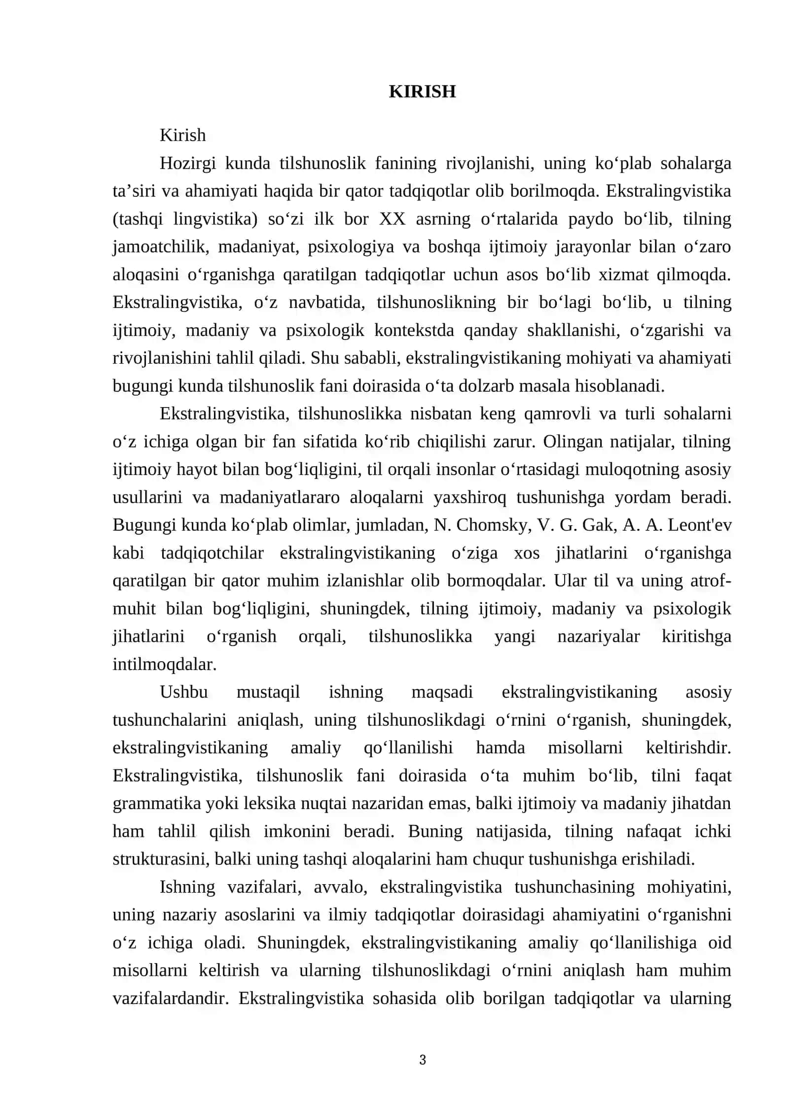 Ekstralingvistika (tashqi lingvistika) 3
