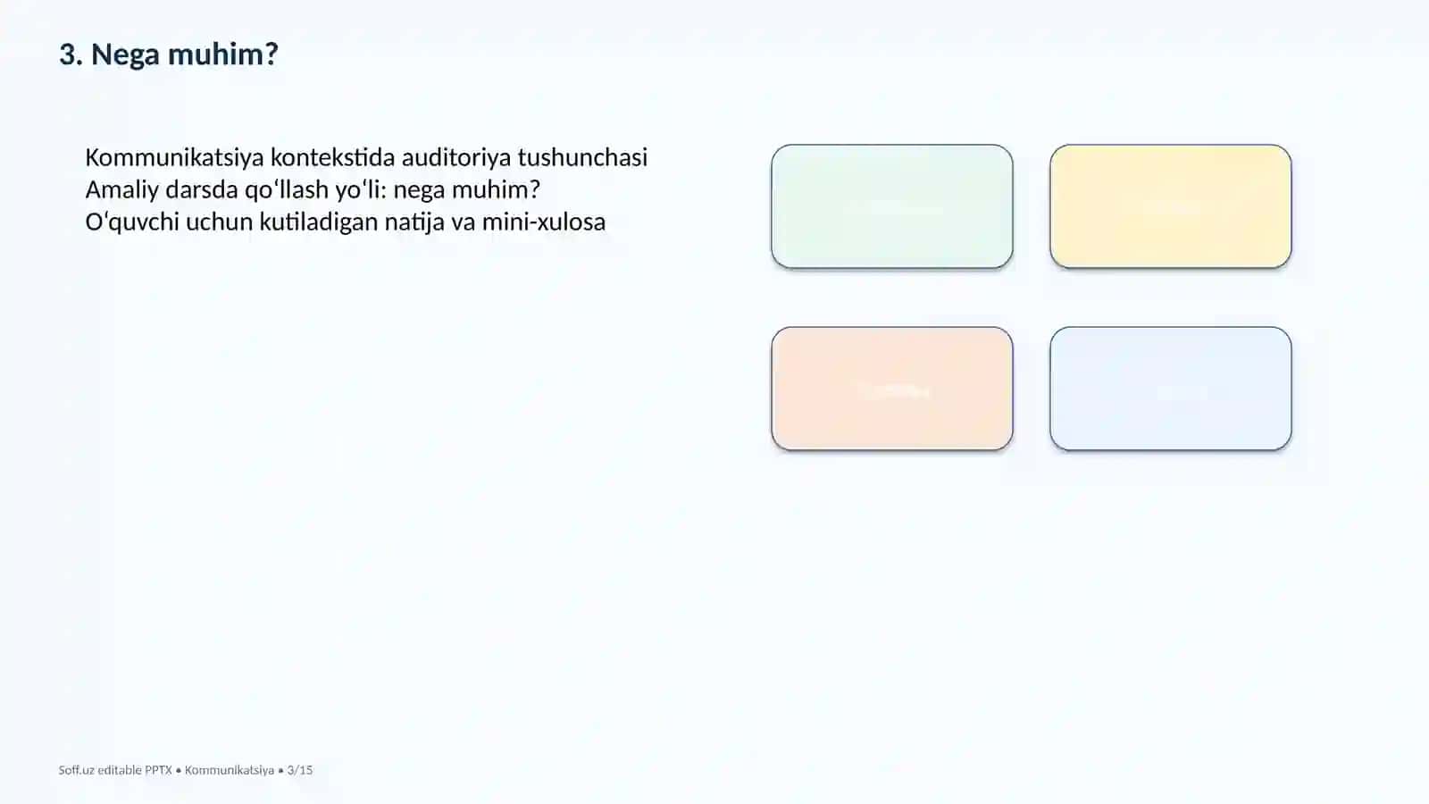 Notiqlik va taqdimot mahorati — 15 slayd 3