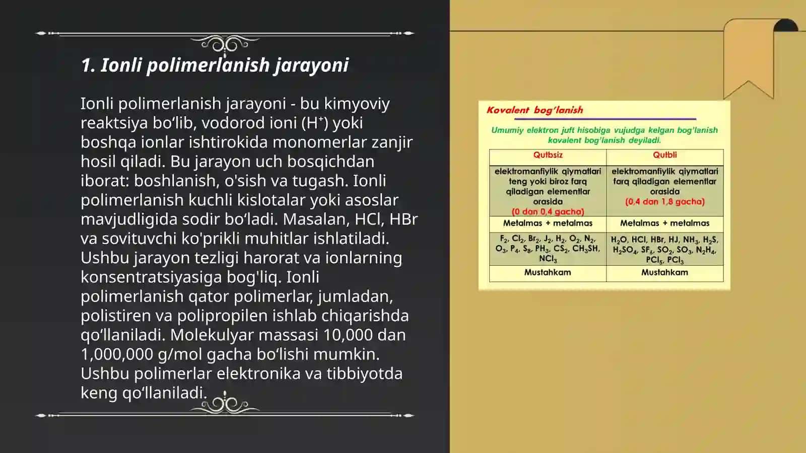 Ionli polimerlanish mexanizmi 3