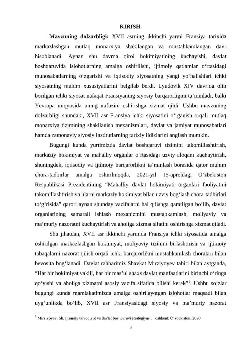 XVII-asr ikkinchi yarmida Fransiya ichki siyosatining xususiyatlari 3