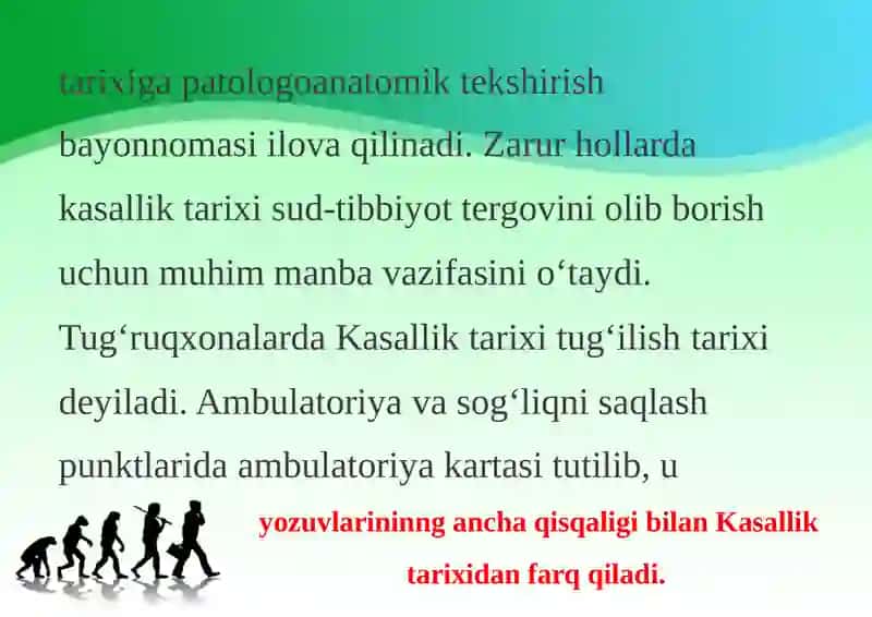 Kasallik tarixi 3