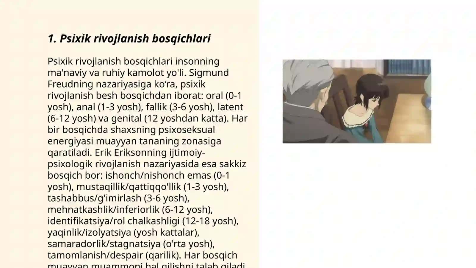 Psixik rivojlanishning asosiy qonuniyatlari 3