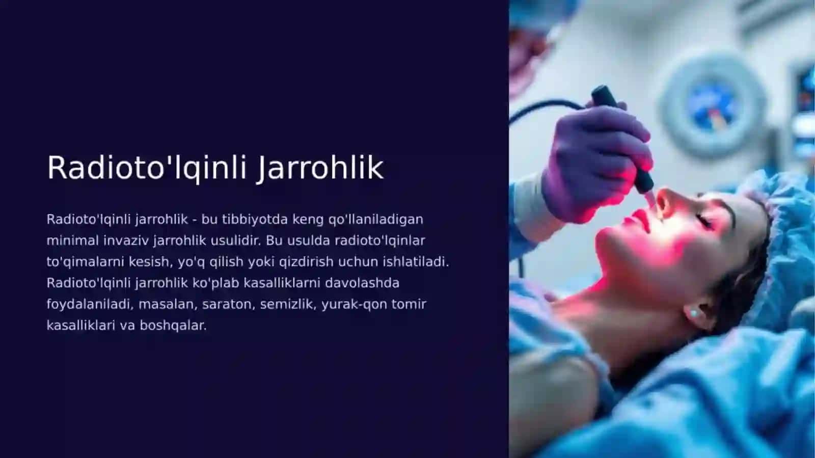 Radioto'lqinli jarrohlik. Radioaktivlik. Ionlantiruvchi nurlanishning organizmga tasiri 3