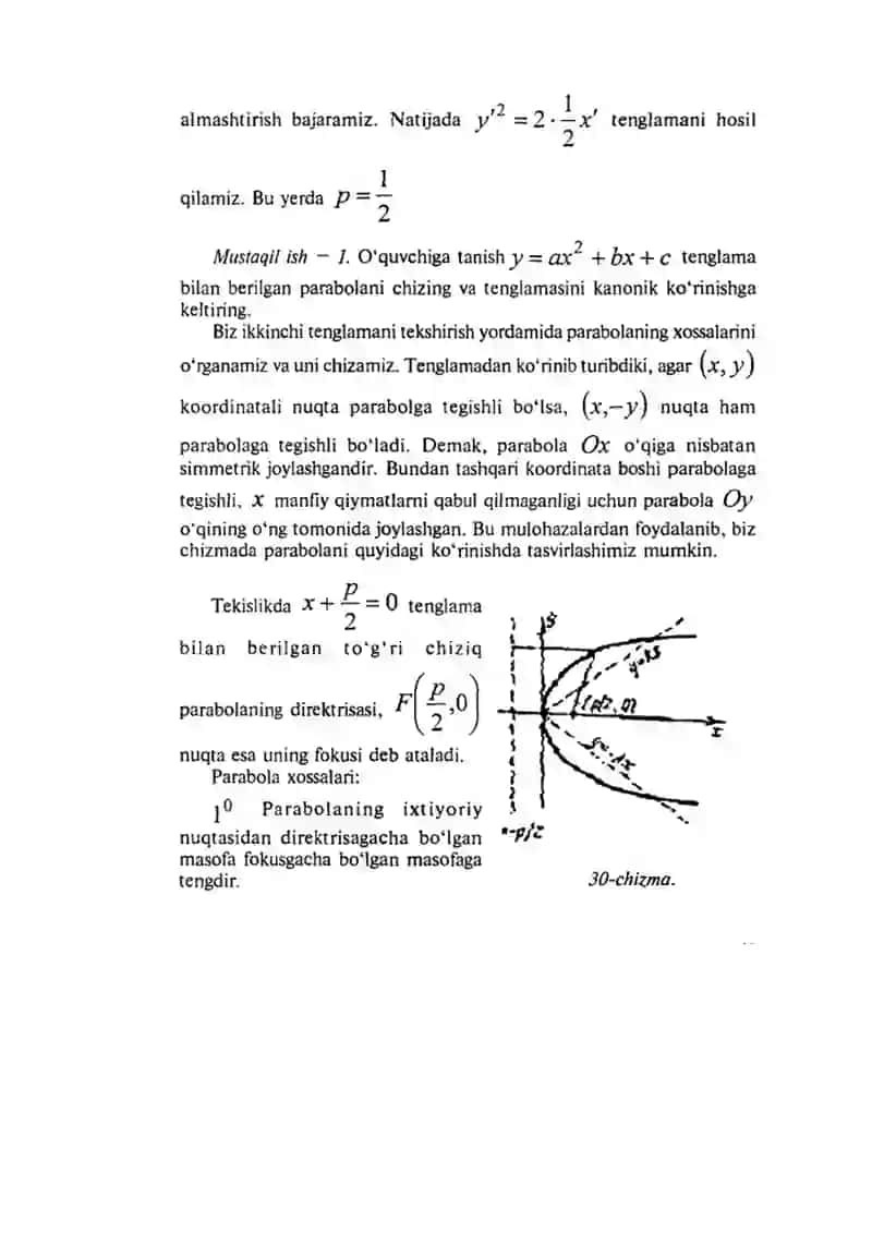 CHIZIQLI ALGEBRA 3