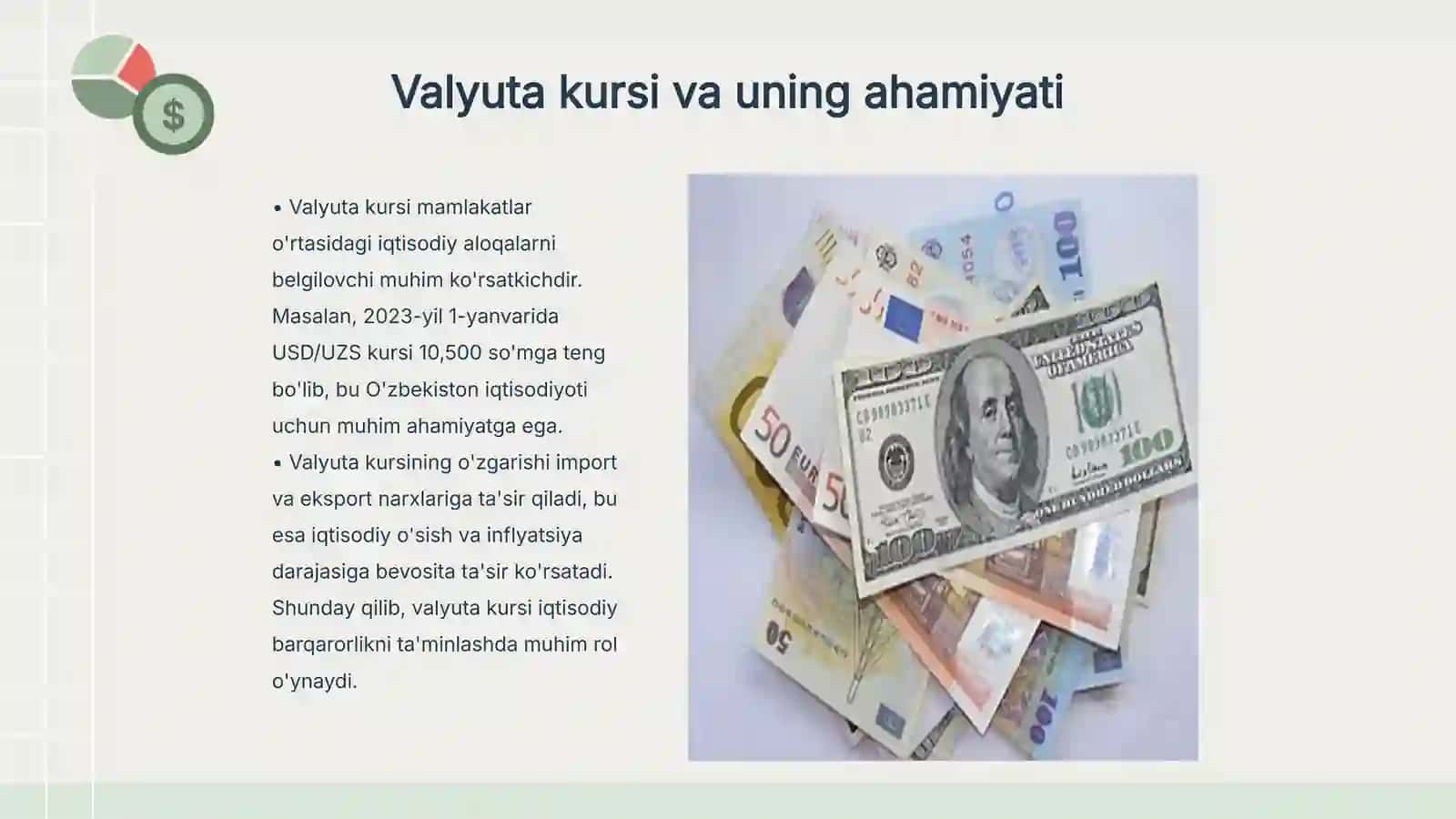 Valyuta kursiga ta’sir etuvchi makroiqtisodiy omillar 3