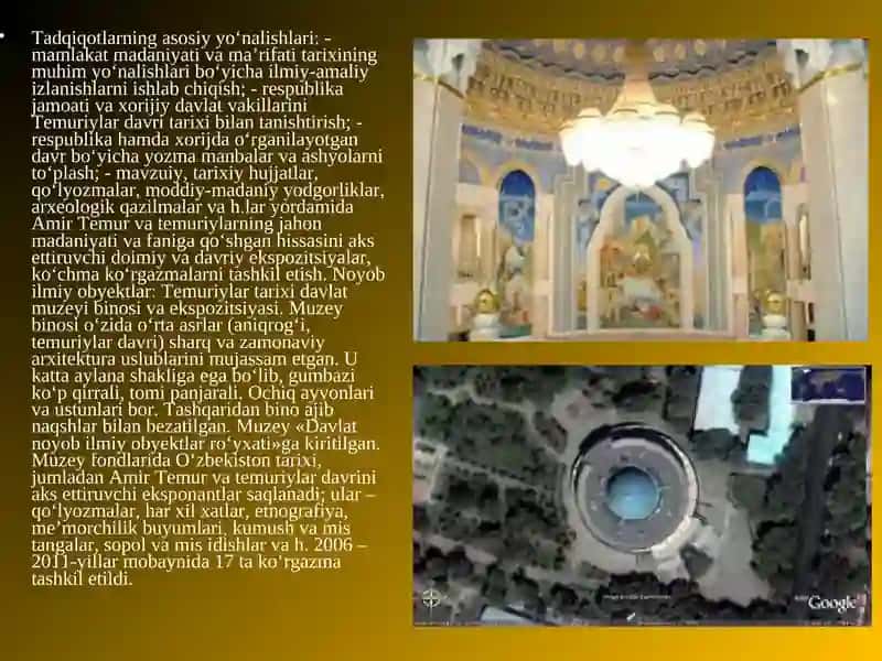 Amir Temur va Temuriylar muzeyi 3