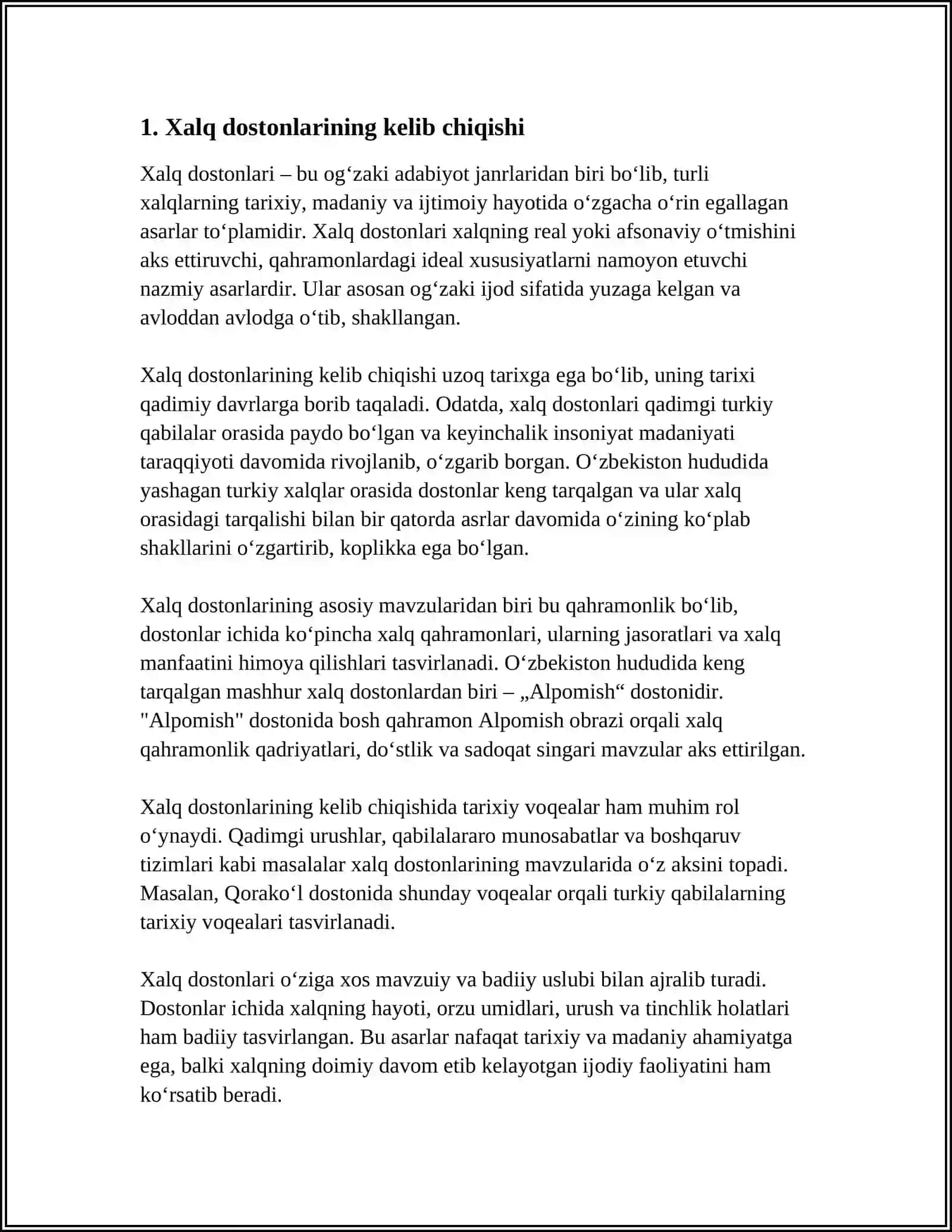 XALQ DOSTONLARINING VARIANTLARI 3