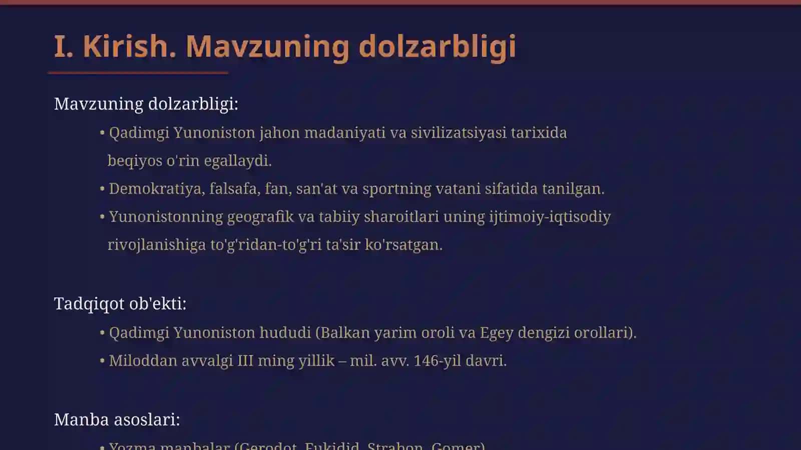 Qadimgi Yunonistonning geografik va tabiiy sharoitlari, aholisi 3