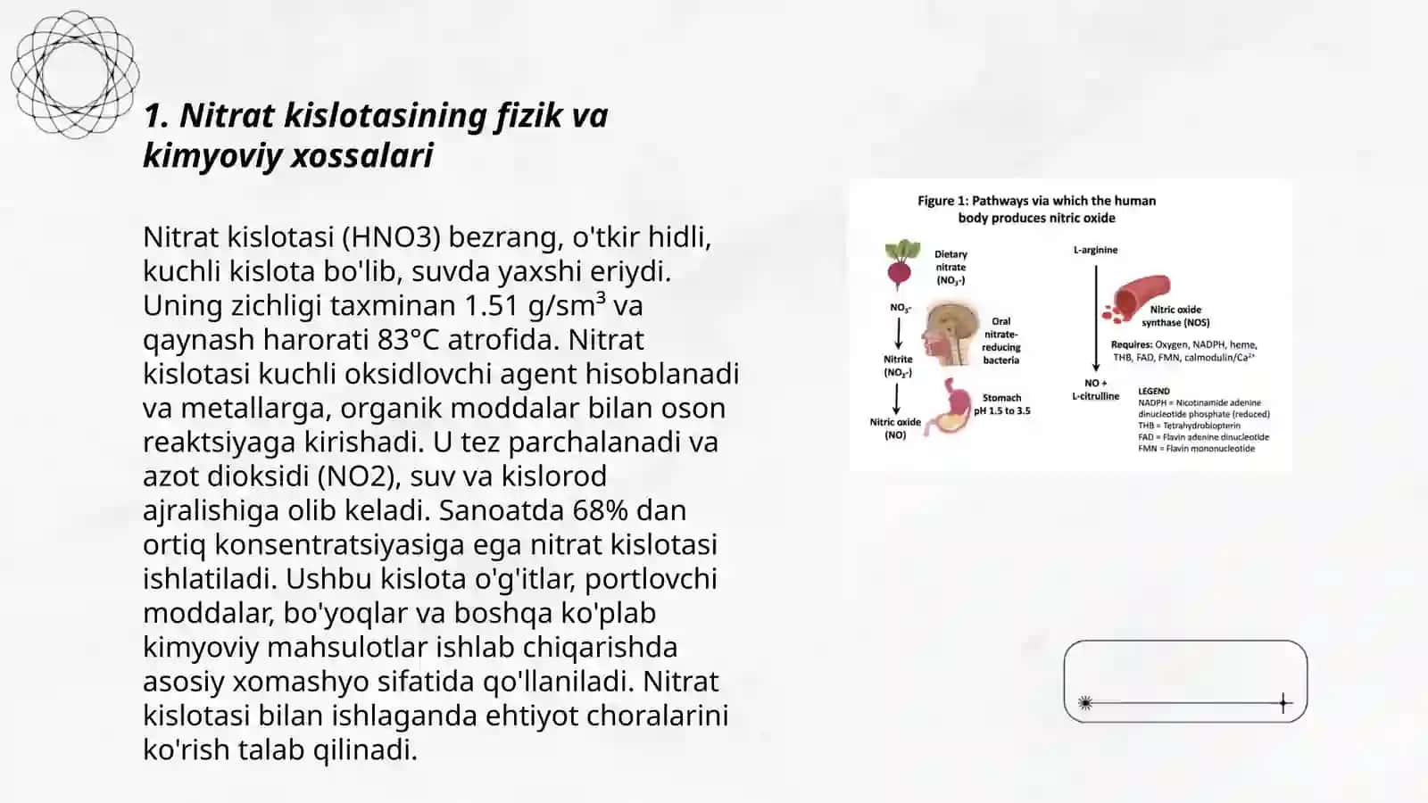 Konsentrlangan nitrat kislotaning olinishi 3