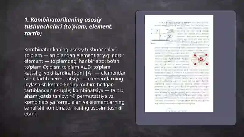 Koмbinаtоriка elementlаri 3