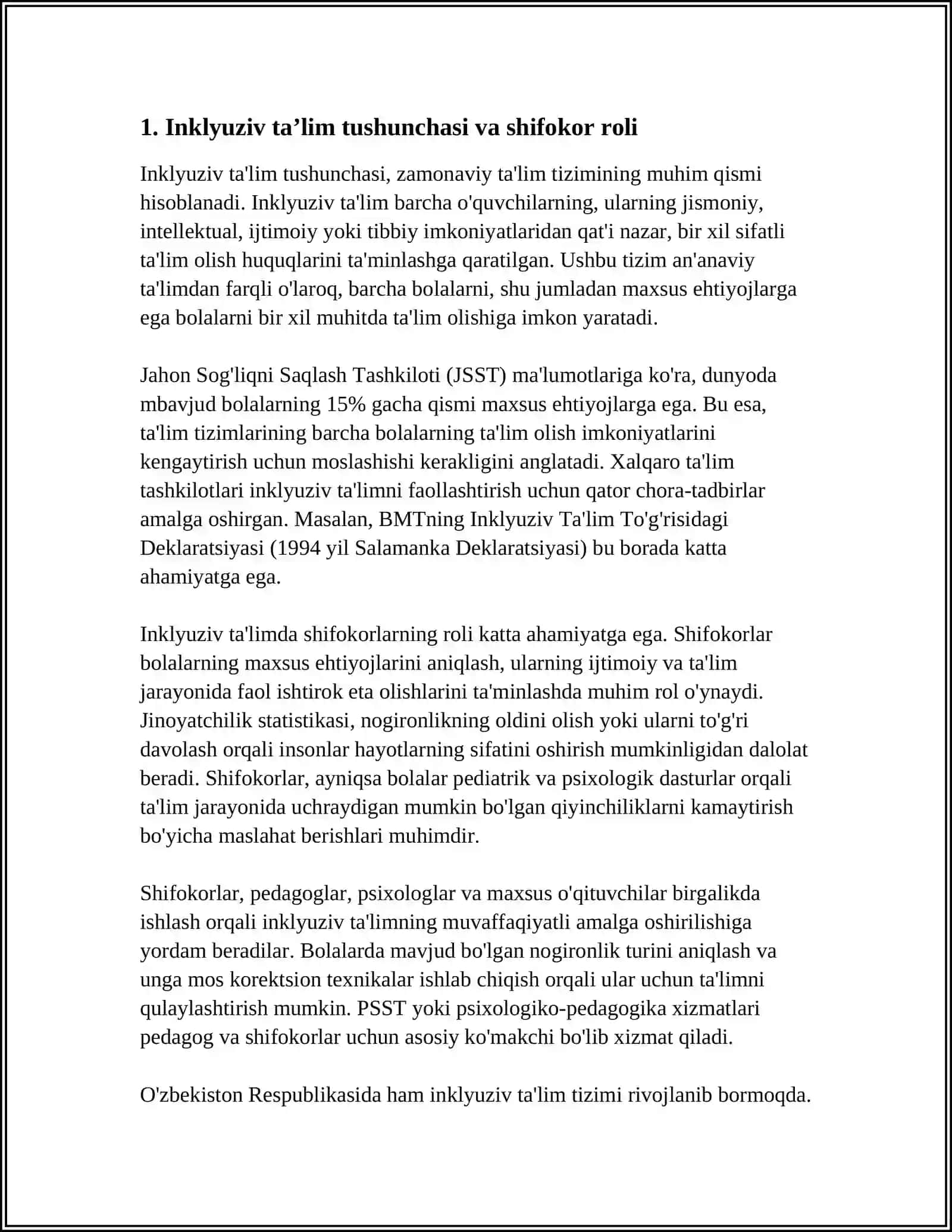 SHIFOKOR FAOLIYATIDA INKLYUZIV TA’LIMNING OʻRNI 2025-2026-o'quv yili 3