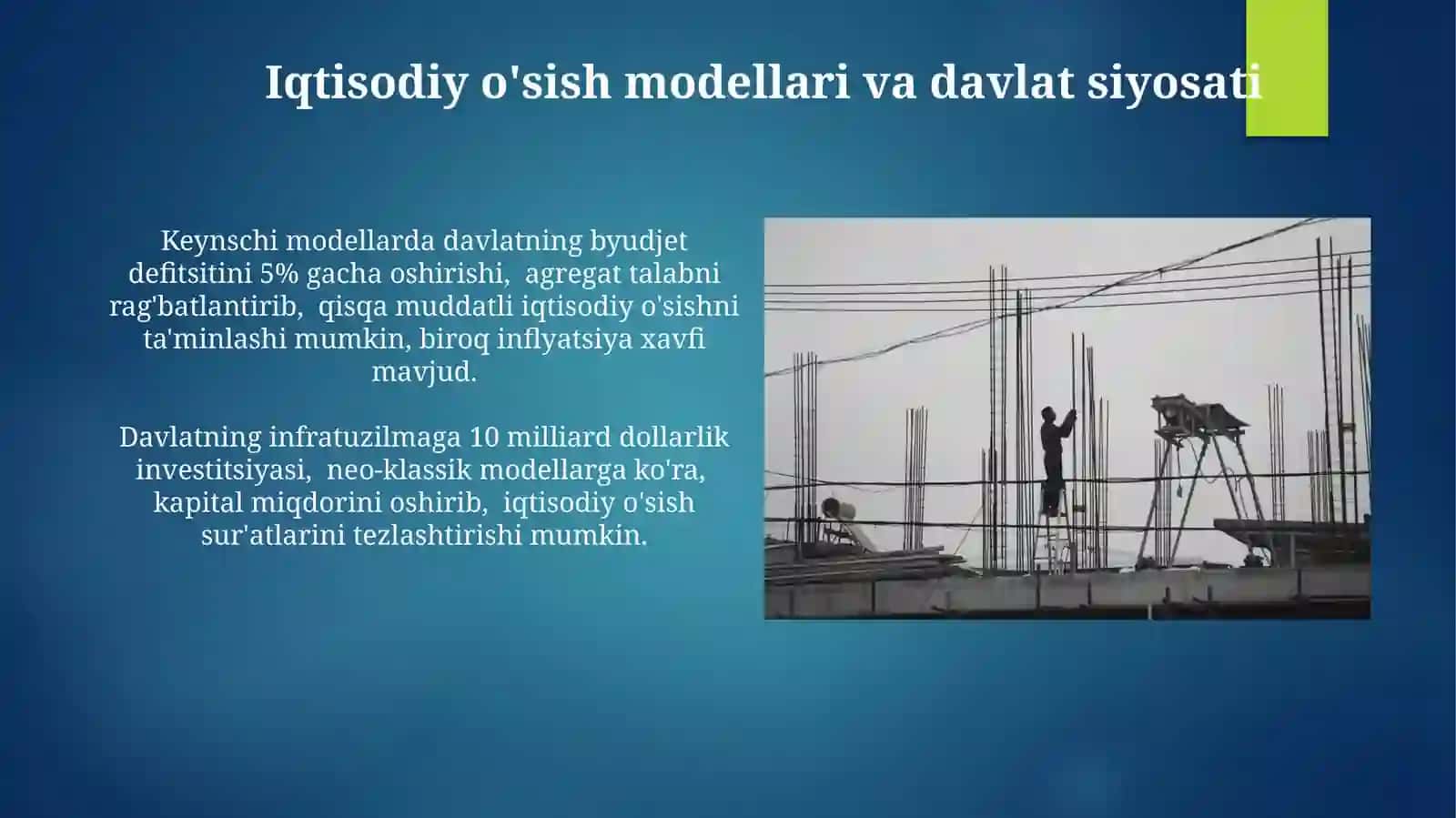 Iqtisodiy oʼsish modellari 3