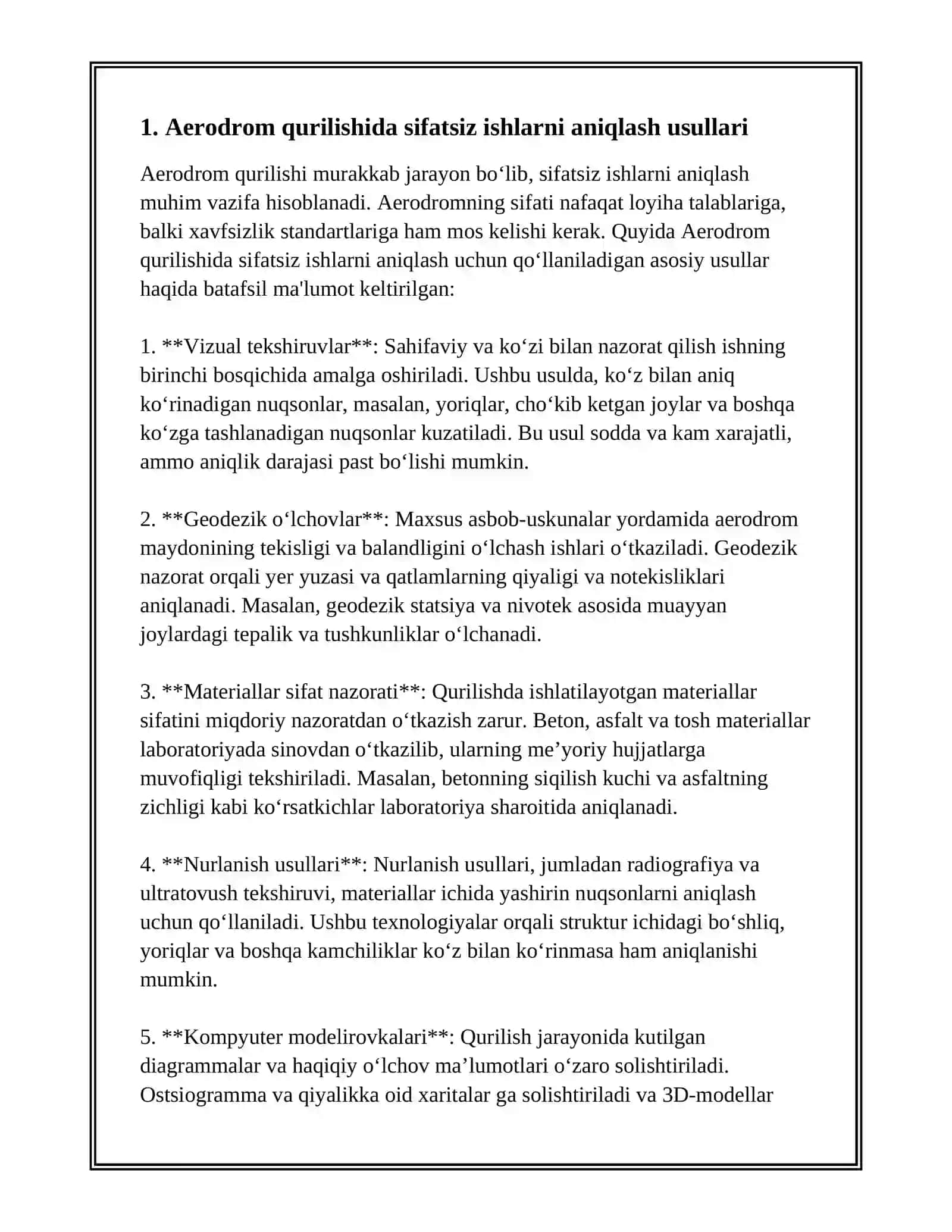 AERODROM QOPLAMAPARINI QURISH ISHLARINI BAJARISHDA SIFAT NAZORATI 3
