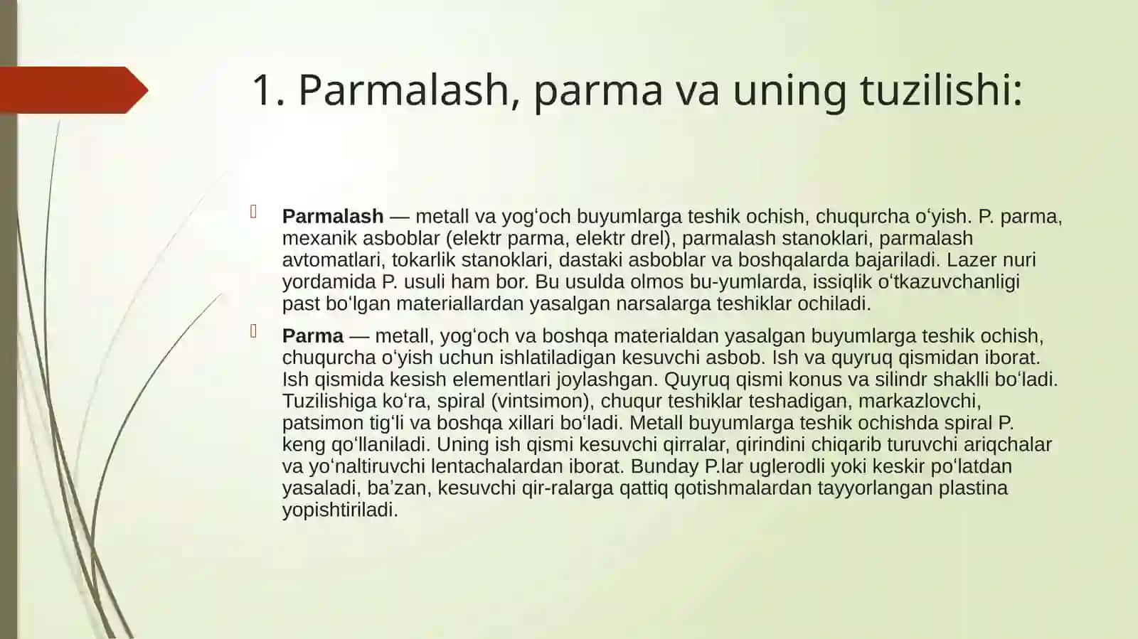 Parmalash stanoklari strukturasi 3