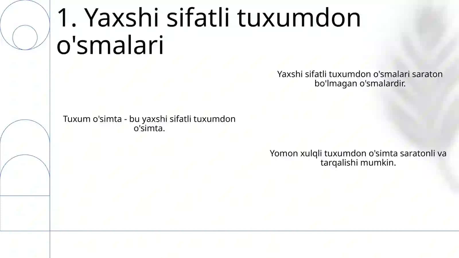 Tuxumdon yaxshi va yomon sifatli o'smalari 3