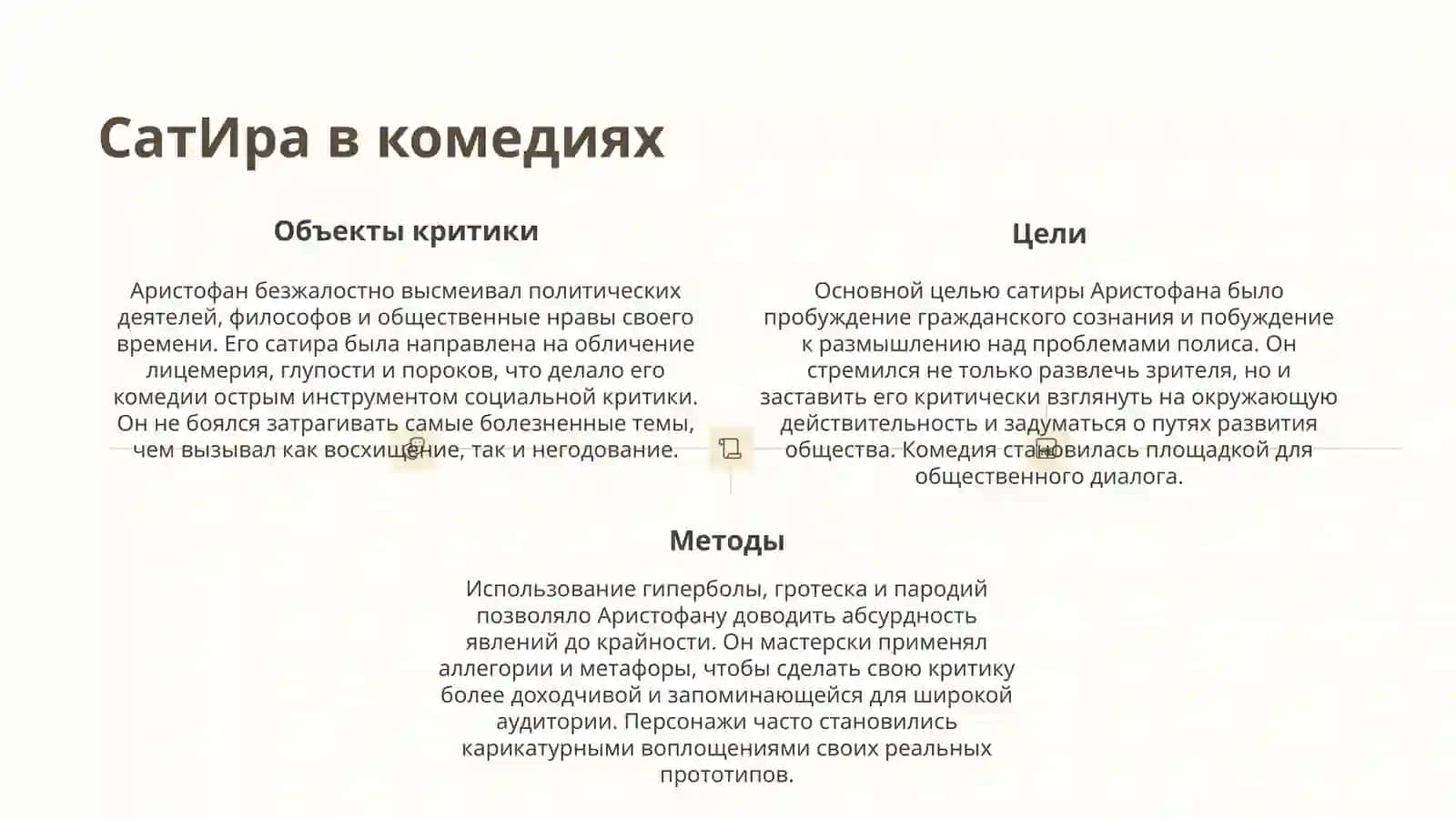 Метод Аристофана: Ключи 3