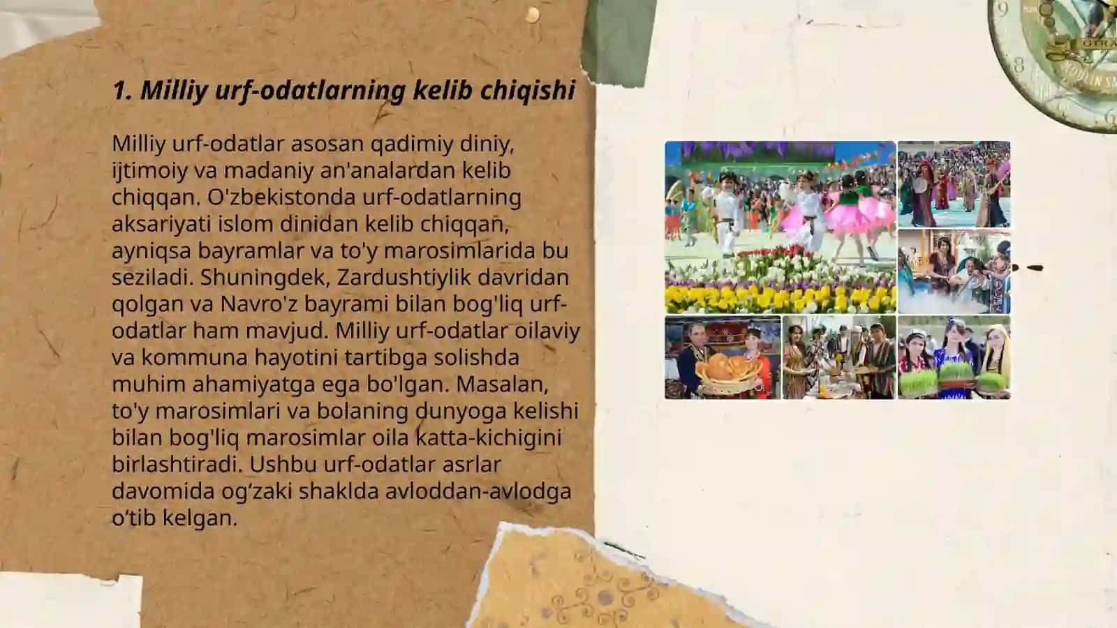 Milliy urf odatlar, qadiryat va an'analar tarbiya asosi 3